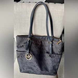 Michael Kors Black Monogram Tote
